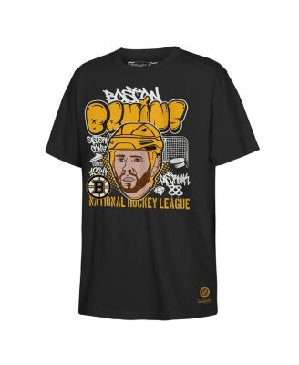 Big Boys and Girls David Pasternak Black Boston Bruins Caricature T-Shirt