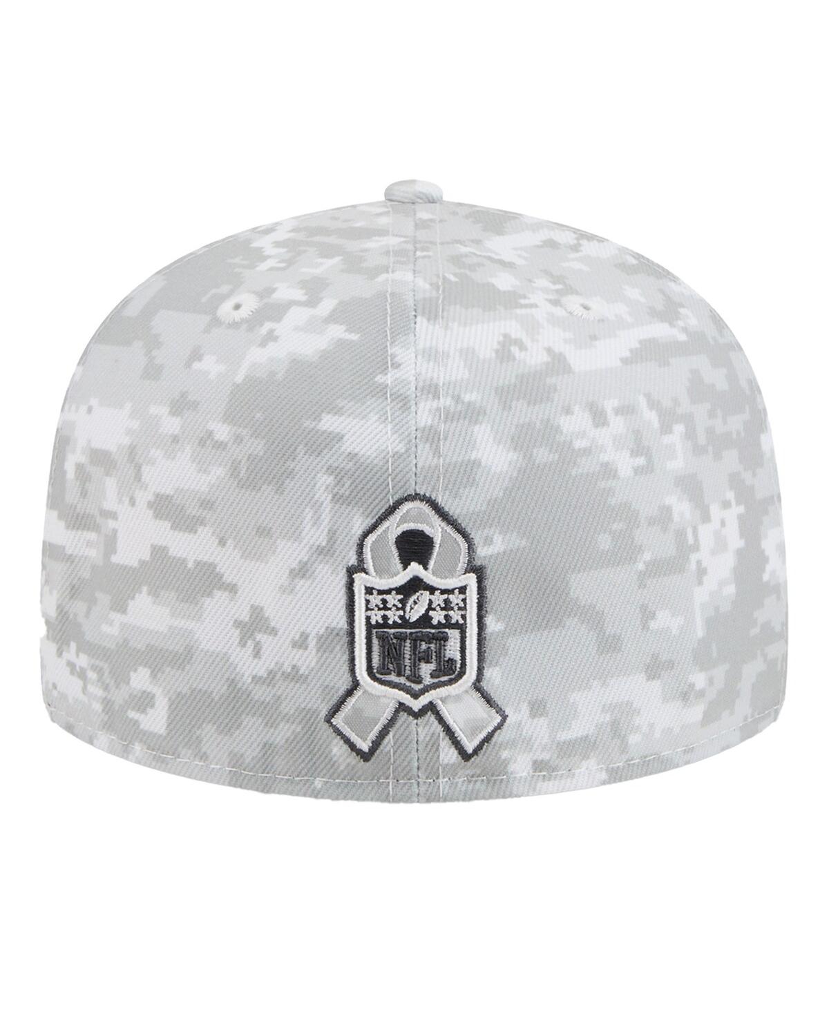 New Era Men's Gray Houston Texans 2025 Salute to Service Fan Pack 59FIFTY Fitted Hat