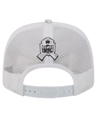 Men's Gray Cleveland Browns Salute to Service Fan Pack 9SEVENTY Trucker Adjustable Hat