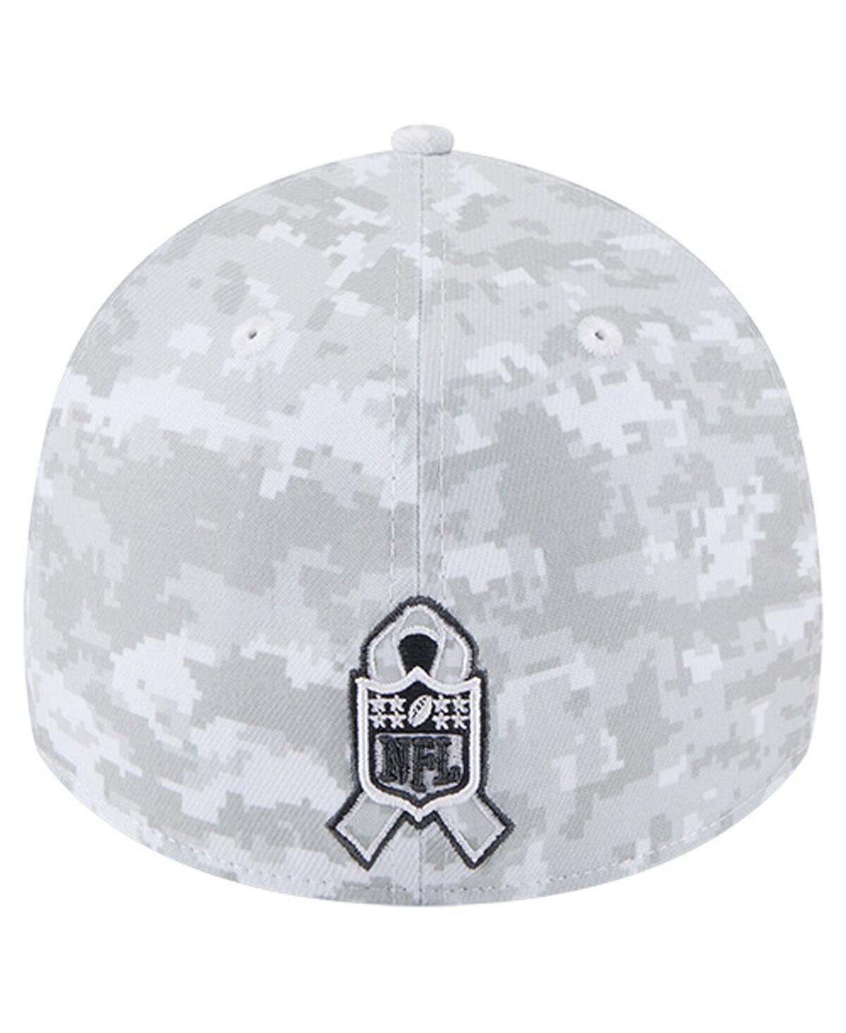 New Era Men's White Jacksonville Jaguars 2025 Salute to Service Digital Camo Fan Pack 39THIRTY Flex Hat