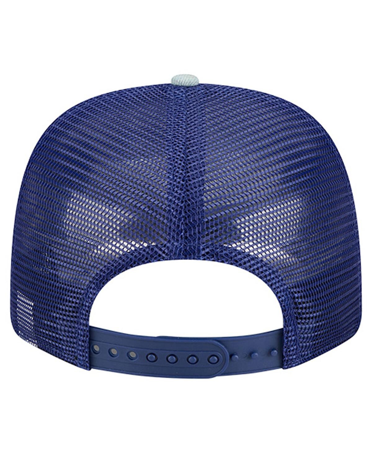 New Era Men's Denim/Royal Los Angeles Dodgers Aztec Denim 9SEVENTY Adjustable Hat