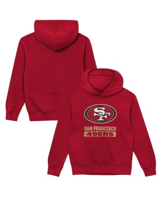 Outerstuff - Toddler Scarlet San Francisco 49ers Back to Basics Hoodie