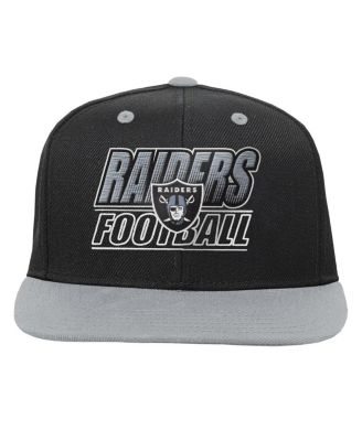 Big Boys and Girls Black Las Vegas Raiders Team Gradient Deadstock Snapback Hat