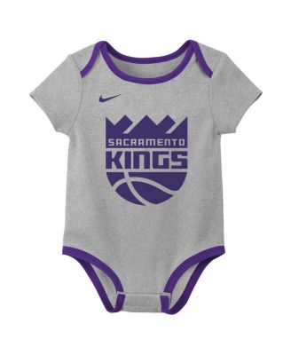 Baby Boys and Girls 3-Piece Sacramento Kings Two-Piece Bodysuit Set