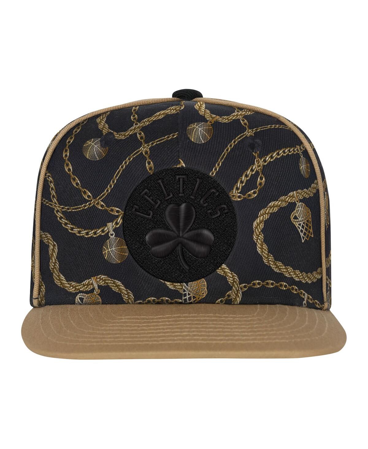 Outerstuff Big Boys And Girls Black Boston Celtics Street Hooper Snapback Hat In Black