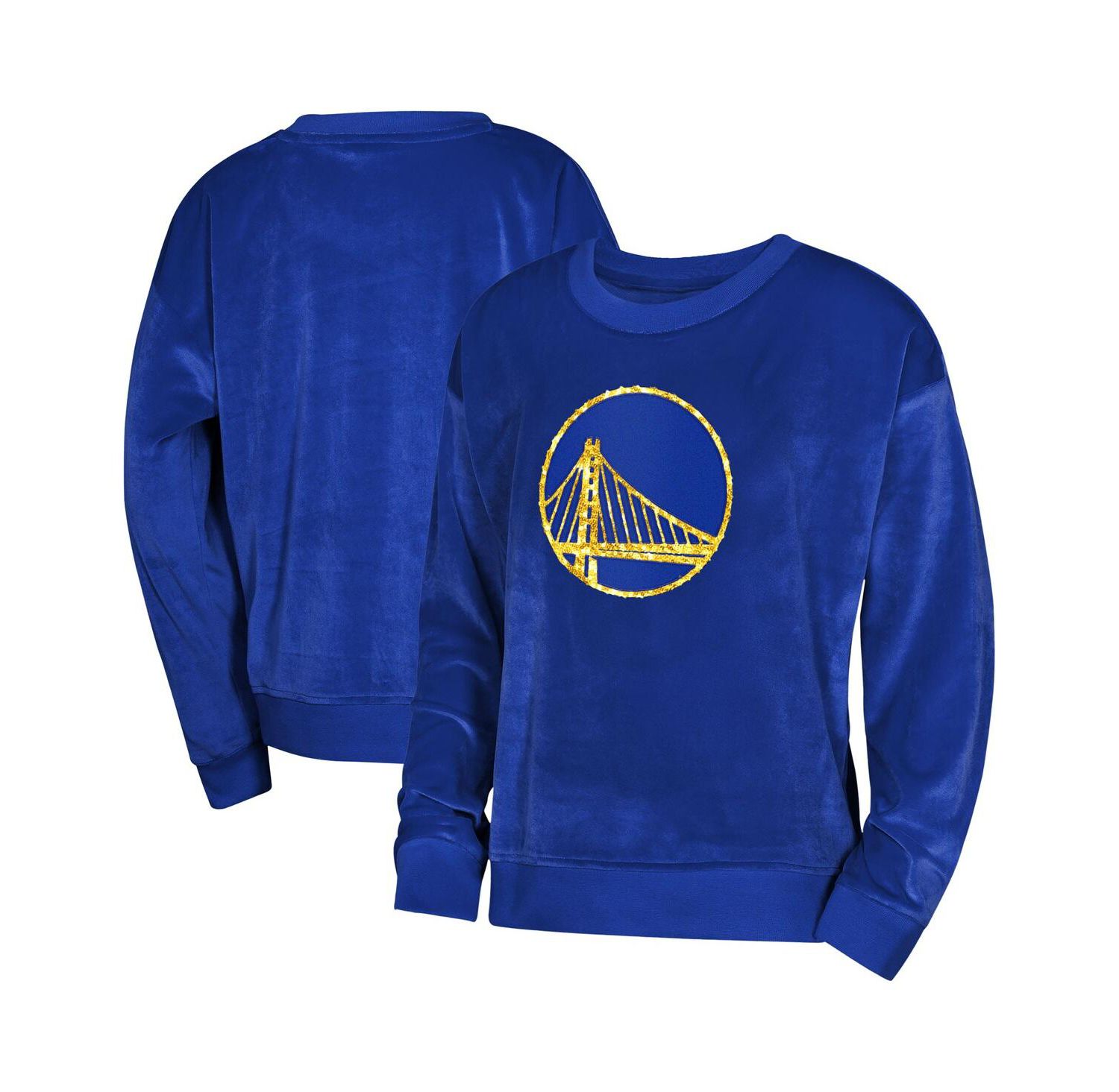 Big Boys and Girls Royal Golden State Warriors Step Back Sweatshirt