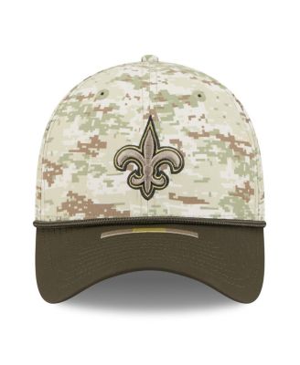 Men's Camo New Orleans Saints 2025 Salute to Service 39THIRTY Flex Hat
