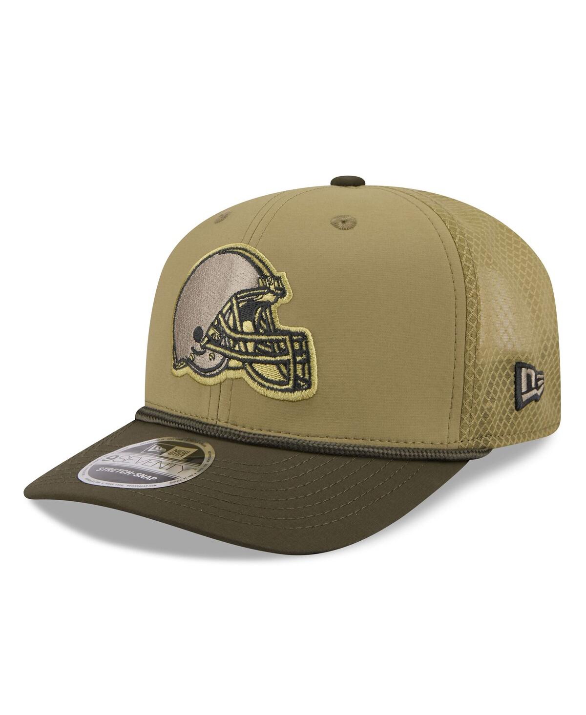 New Era Men's Green Cleveland Browns 2025 Salute to Service 9SEVENTY Adjustable Hat