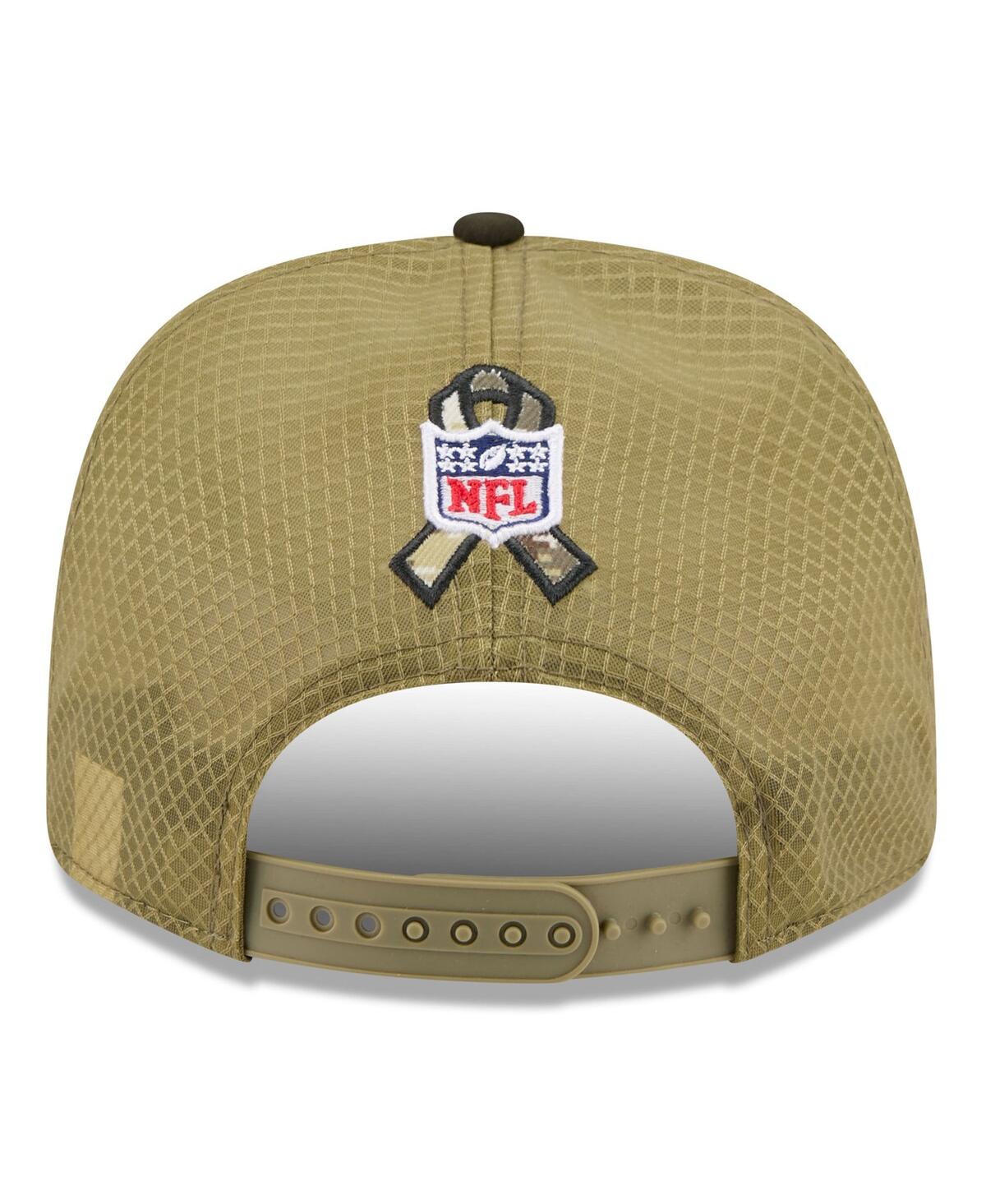 New Era Men's Green Jacksonville Jaguars 2025 Salute to Service 9SEVENTY Adjustable Hat