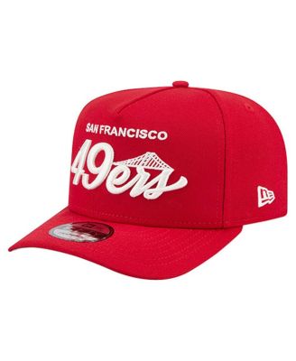 Men's Scarlet San Francisco 49ers Local Play A-Frame 9FIFTY Snapback Hat