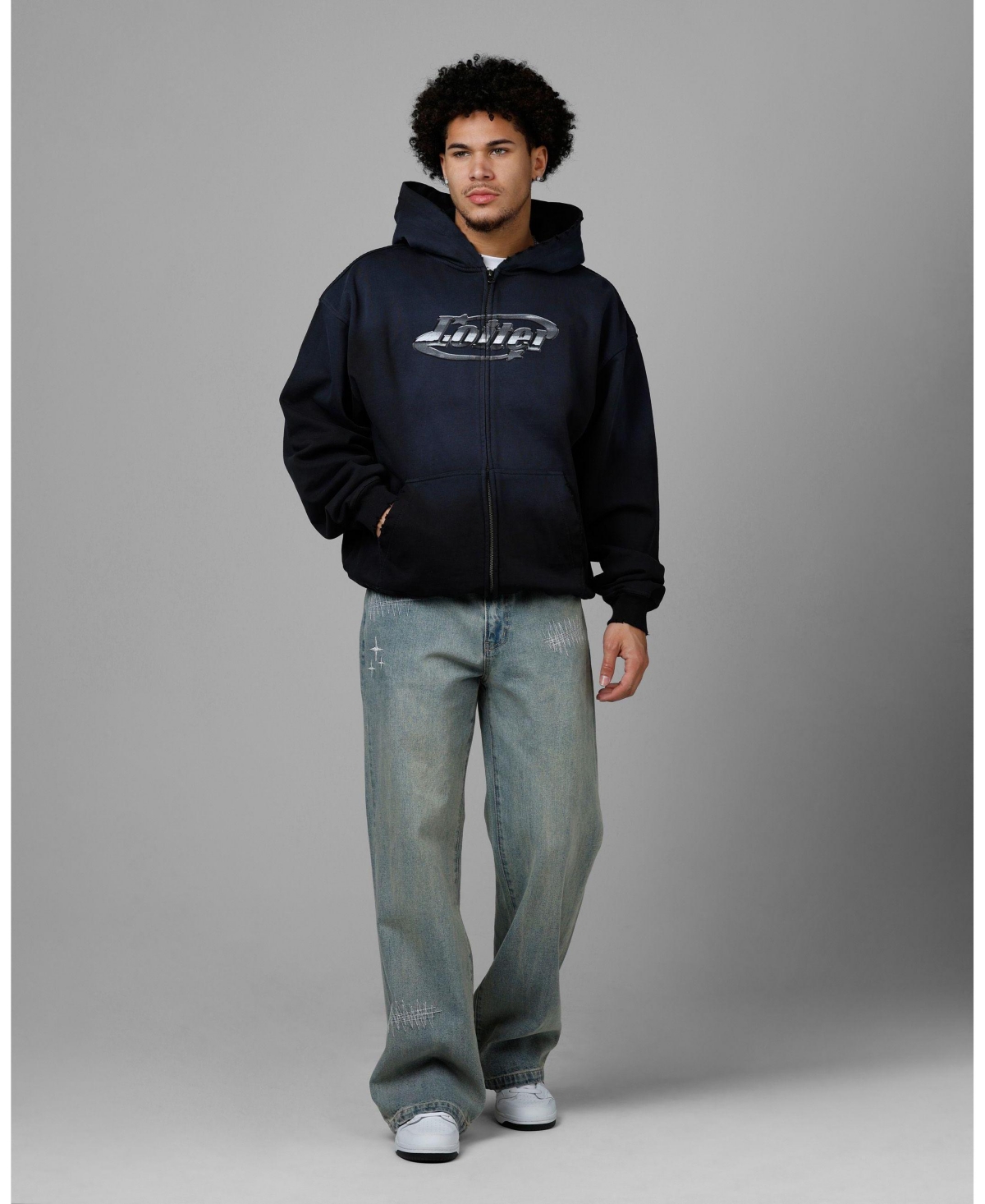 Loiter Men's Chrome Logo Zip Hoodie