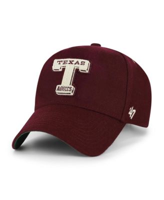'47 Brand - Men's and Women's Maroon Texas A M Aggies Collections Golden Age Offside DT Adjustable Hat