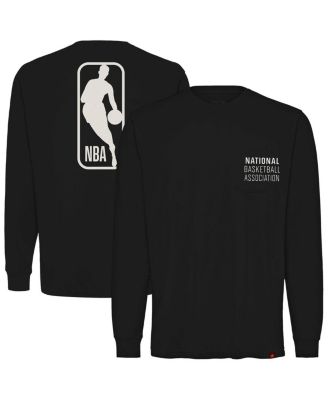 Sportiqe - Men's and Women's Black NBA Wales Long Sleeve T-Shirt