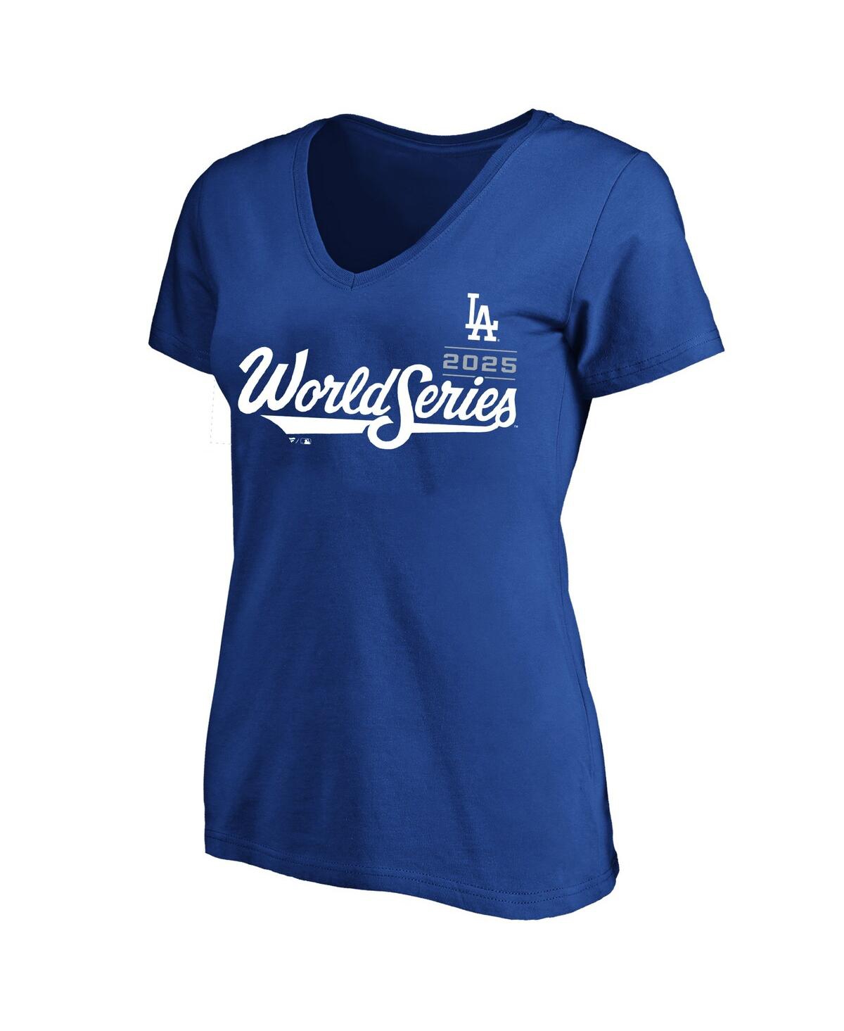Fanatics Women's Shohei Ohtani Royal Los Angeles Dodgers 2025 World Series Plus Size Name Number T-shirt In Blue