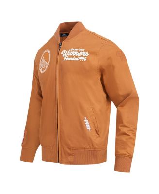 Men's Brown Golden State Warriors Paint The City Full-Zip Jacket