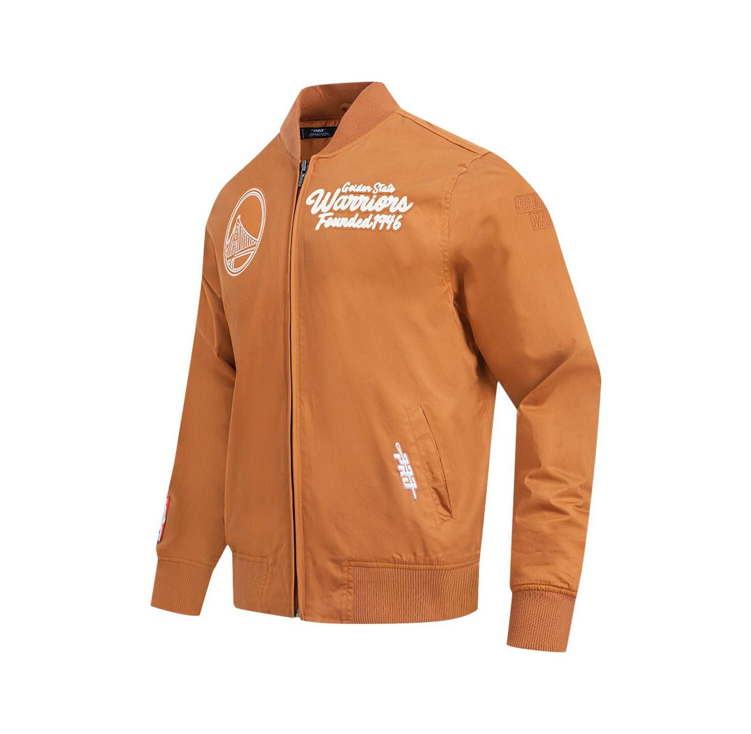 Men's Brown Golden State Warriors Paint The City Full-Zip Jacket