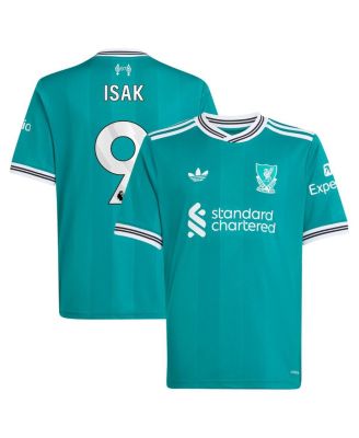adidas - Big Boys and Girls Alexander Isak Green Liverpool 2025/26 Third Replica Player Jersey
