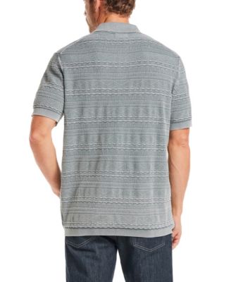 Men's Short-Sleeve Southwest Johnny Collar Sweater