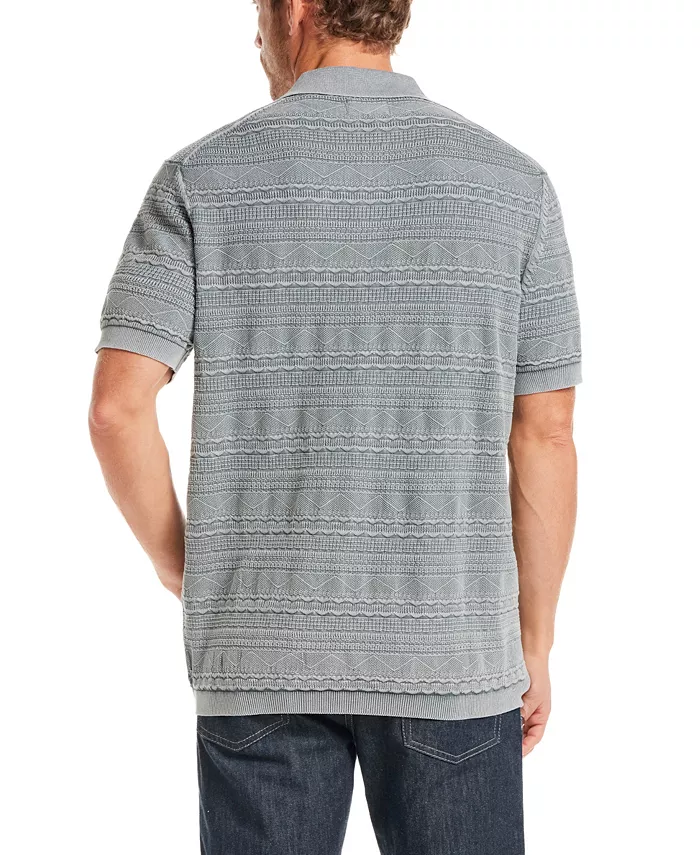 Men's Short-Sleeve Southwest Johnny Collar Sweater - thumbnail 4