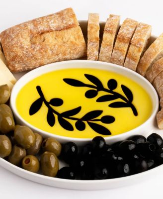 Olive Oil & Vinegar Porcelain Dipping Tray