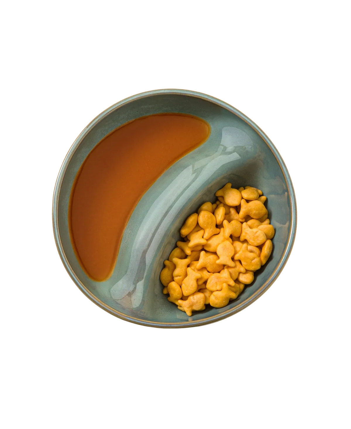 Uncommon Goods The Perfect Bite Ceramic Divided Bowl