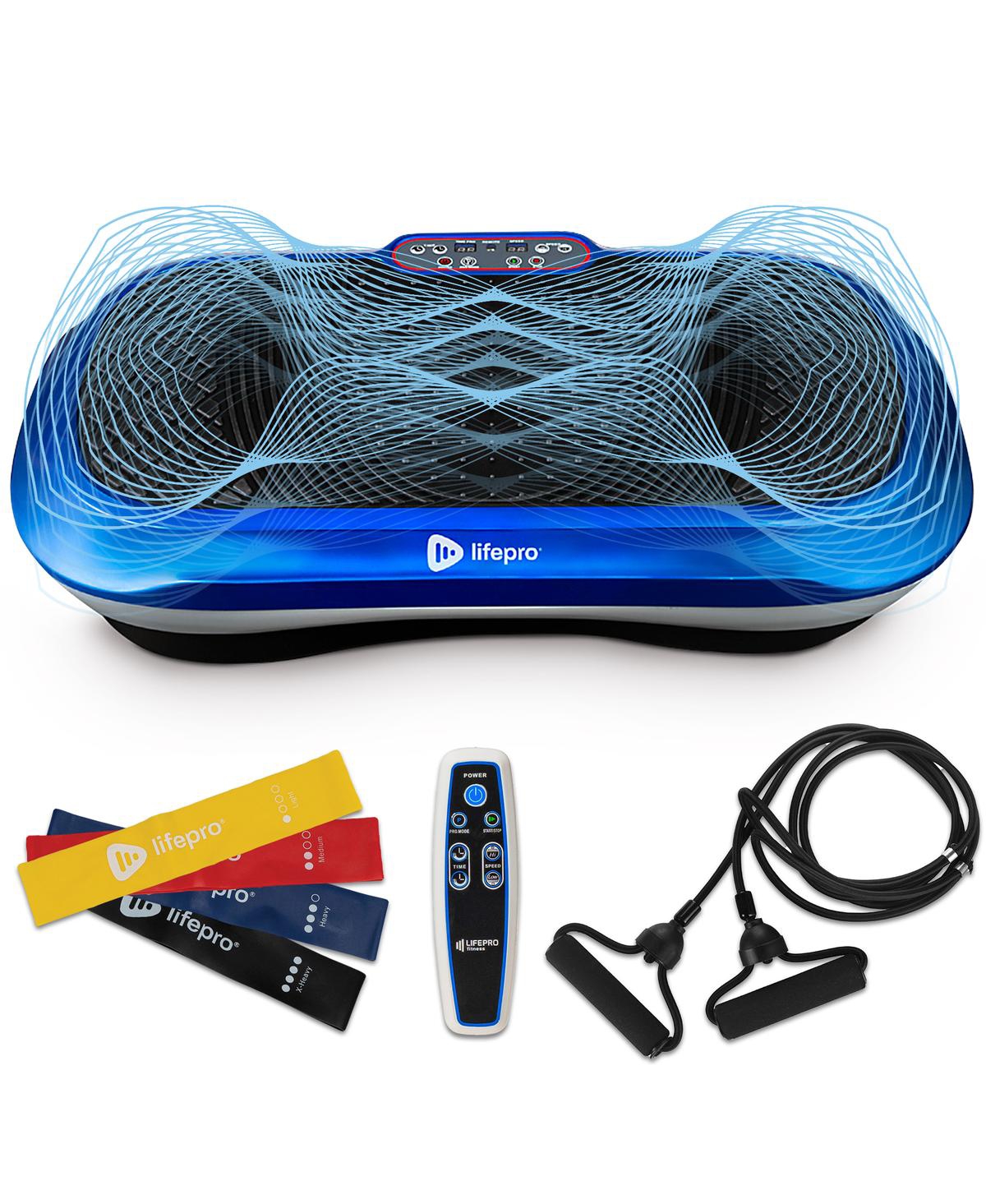 LifePro Waver Vibration Plate - Full Body Fitness Platform with Loop Bands for Weight Loss & Toning