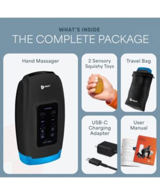 Legra Hand Massager with Heat & Compression – Heated Finger, Wrist & Palm Massager for Pressure Point Therapy