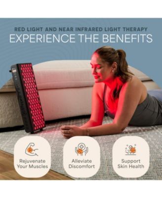 Red Light Therapy Panel for Face and Body – Near Infrared Light Device for Relaxation and Wellness, Portable and Stable Design