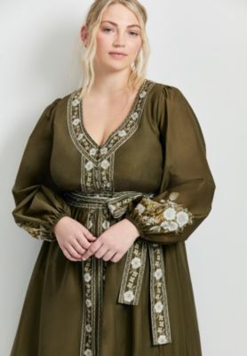 Women's Plus Size Ethereal Escape Maxi Dress