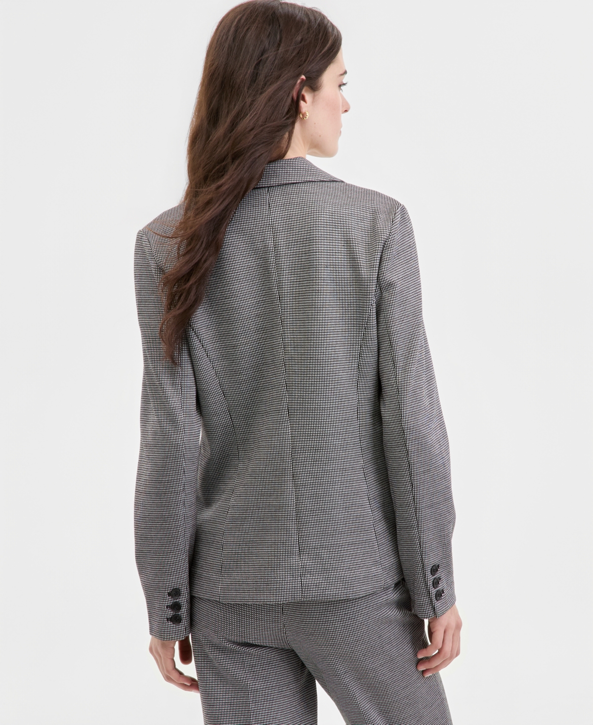 Liverpool Los Angeles Women's Notch Collar Fitted Blazer