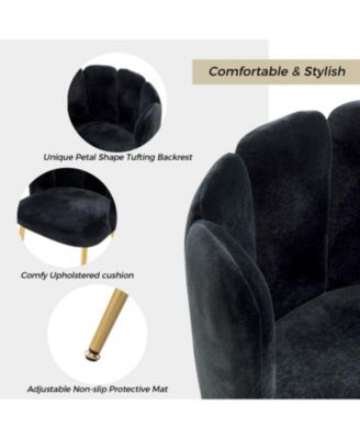 Contemporary Cazilda Side Chair with Tufted Back