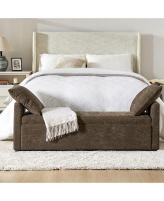 Rosana Transitional 59.4" Wide Storage Bench