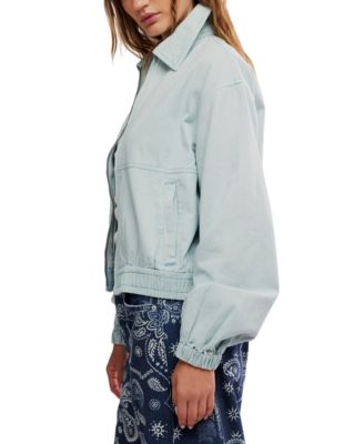 Women's Birdie Denim Collared Neck Jacket