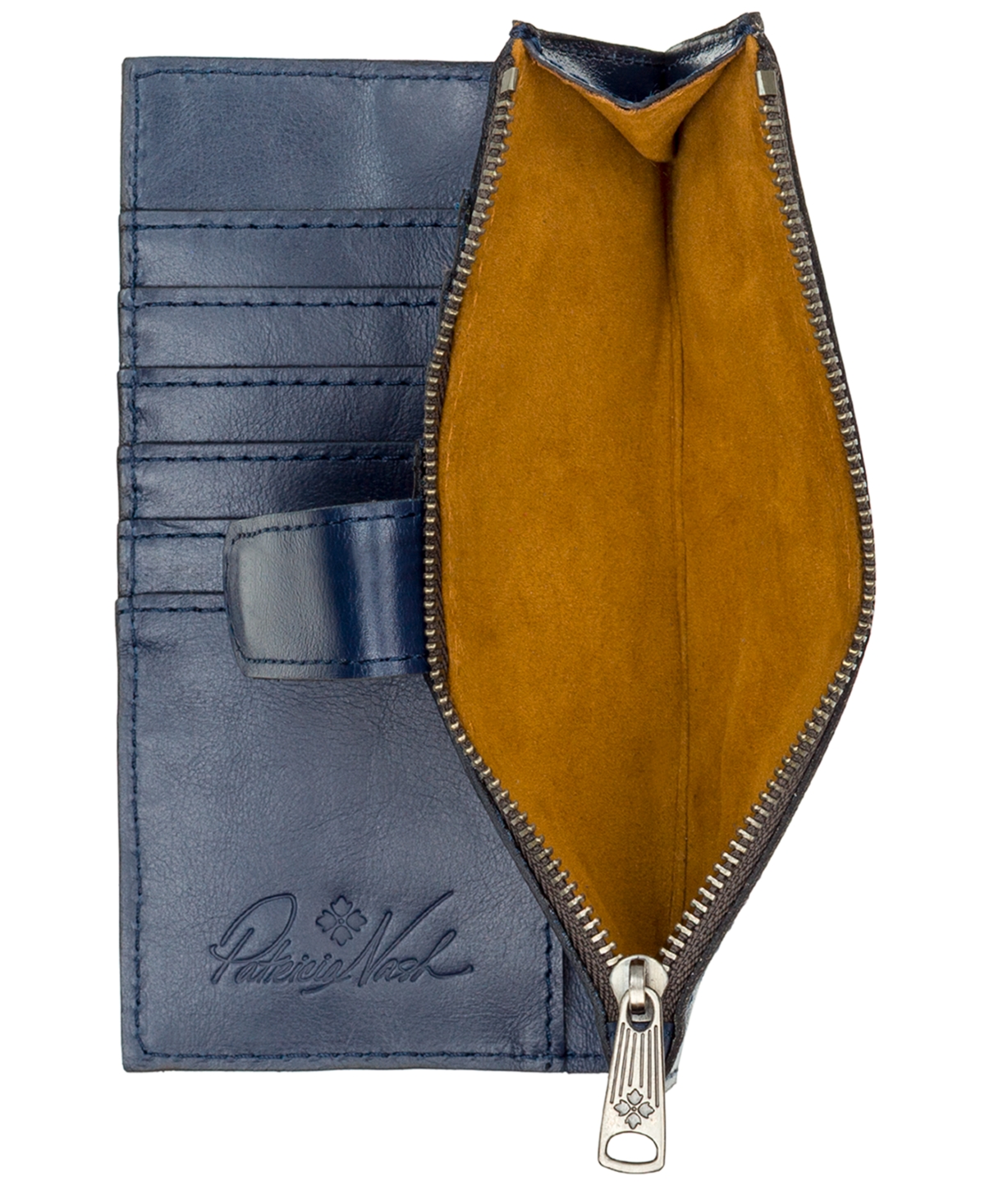 Patricia Nash Nazari Leather Wallet In Blue
