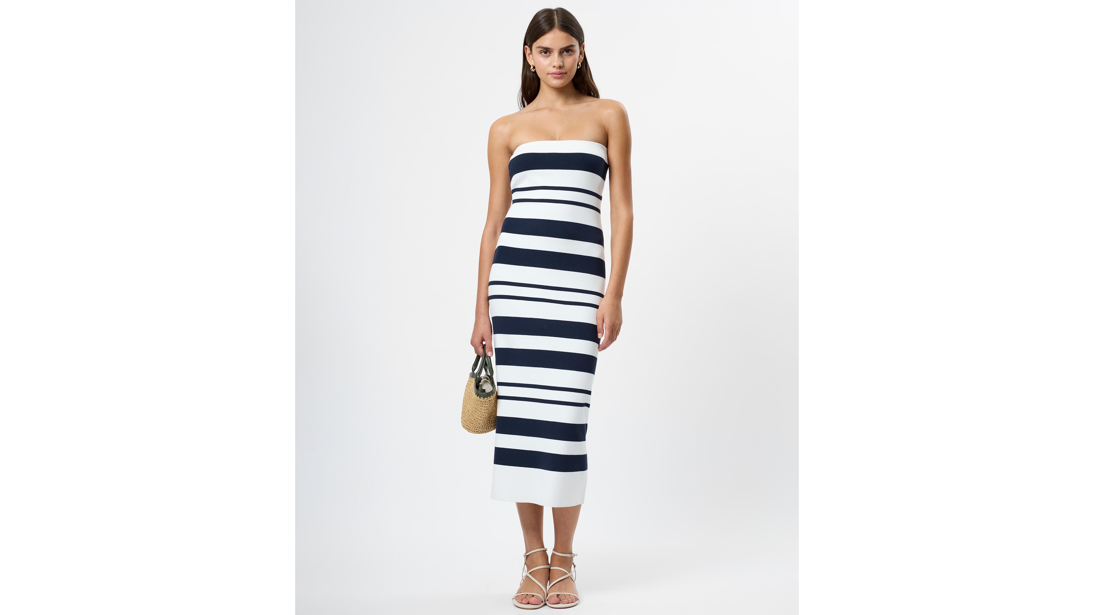 French Connection Women's Strapless Pull-On Bodycon Dress