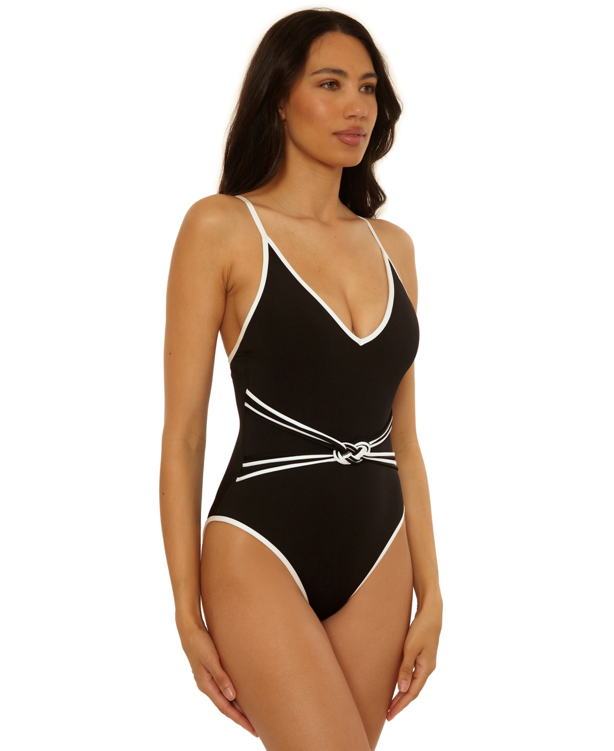 Trina Turk Women's Triumph Micro Braided One-Piece Swimsuit
