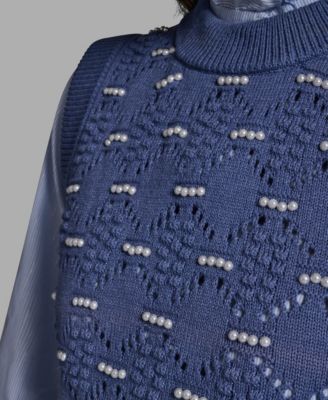 Women's Crewneck Sleeveless Sweater