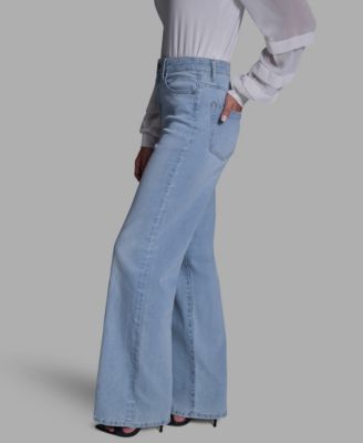 Women's Wide Leg Mid Rise Jeans