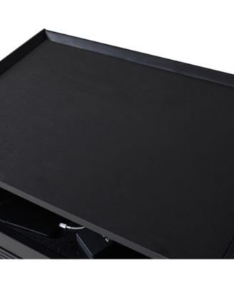 Mid-century Lorenz Nightstand with USB and LED Light