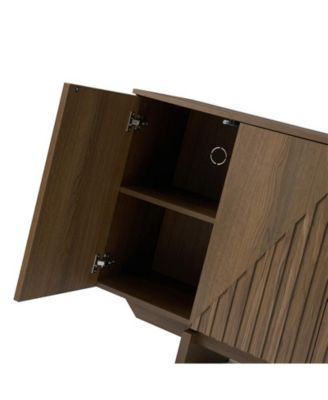 Modern Adamo 58"Wide 4 door Wood Sideboard