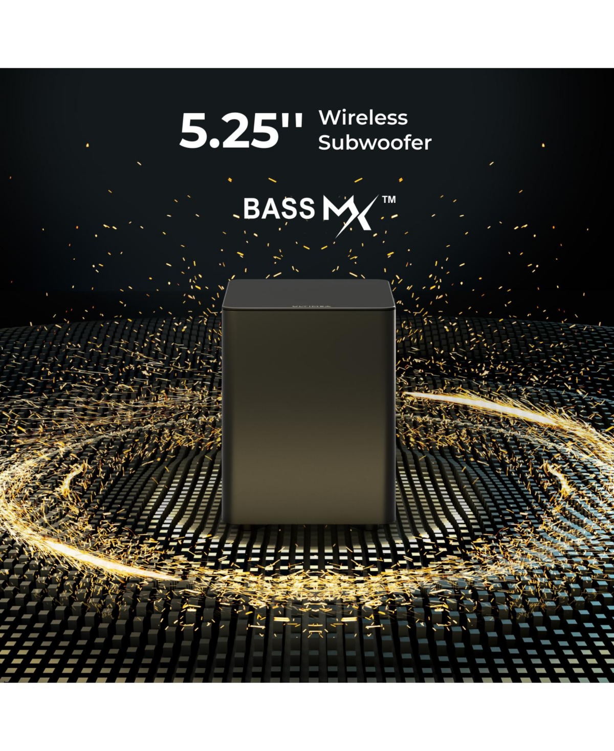 Ultimea Poseidon M4T 5.1 Dolby Atmos Sound Bar for Tv, Wireless Subwoofer, Surround Adjustable, 450W