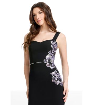 Women's Sweetheart Neck Midi Dress
