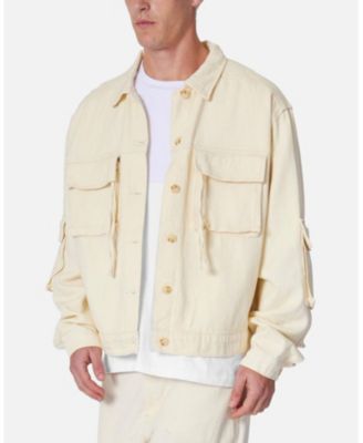 Men's Brushed Twill Cargo Jacket.