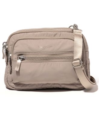 Triple Zip Women's Crossbody Bag