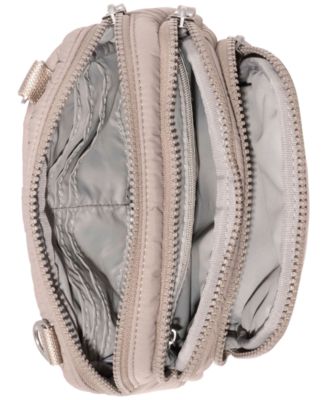 Triple Zip Women's Crossbody Bag