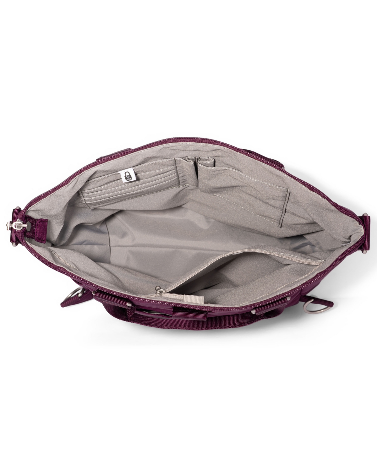 Baggallini 3-in-1 Convertible Backpack Tote In Purple