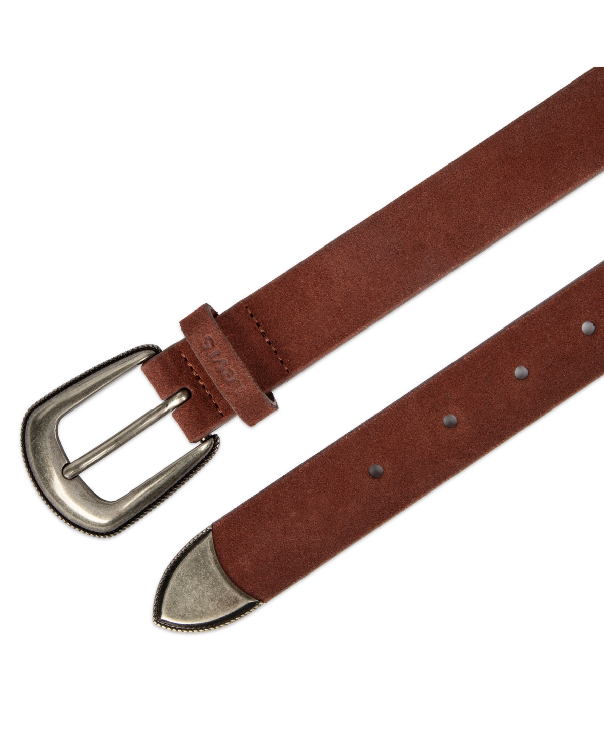 Levi's Women's Western Style Rope Detail Buckle Belt In Brown