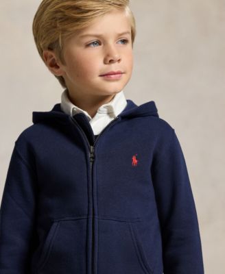 Boys' 2T-7 Cotton Fleece Hoodie