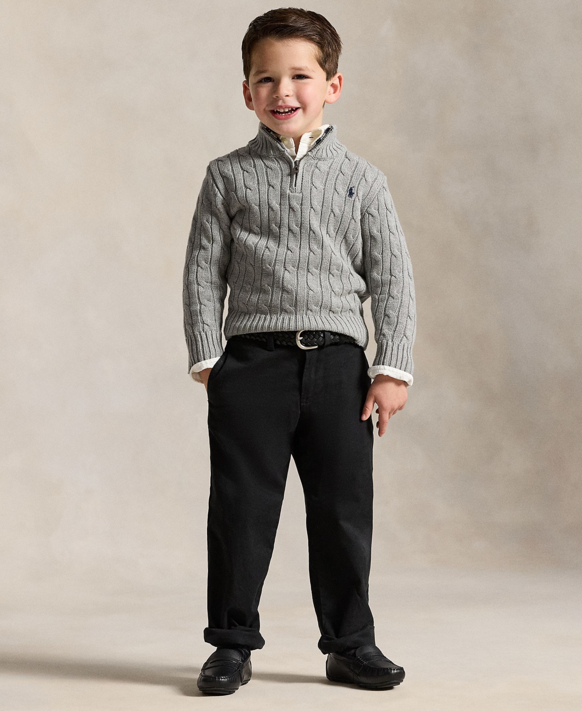 Polo Ralph Lauren Toddler and Little Boys Straight Fit Twill Pant