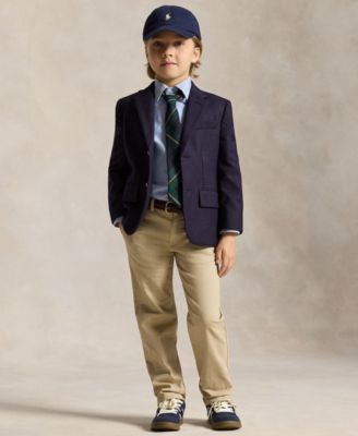 Boys' 2-7 Straight-Fit Twill Pant